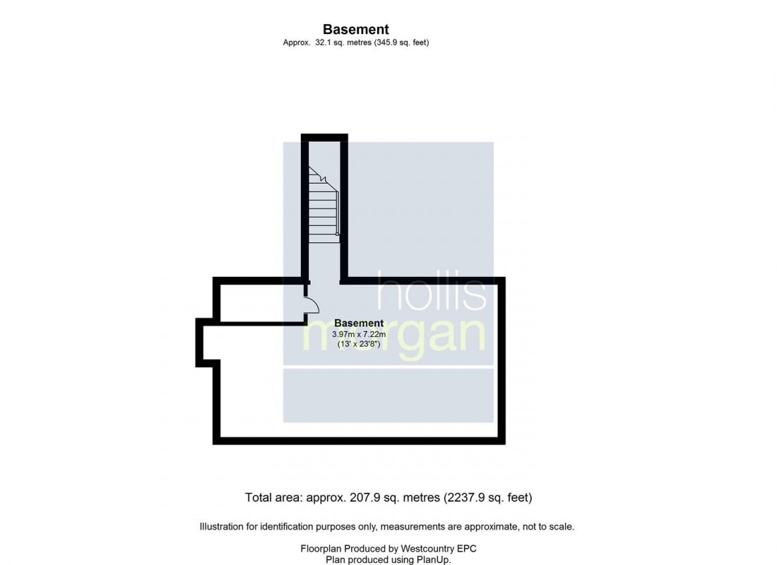 Floorplan for 59 Jacobs Wells Road, Hotwells