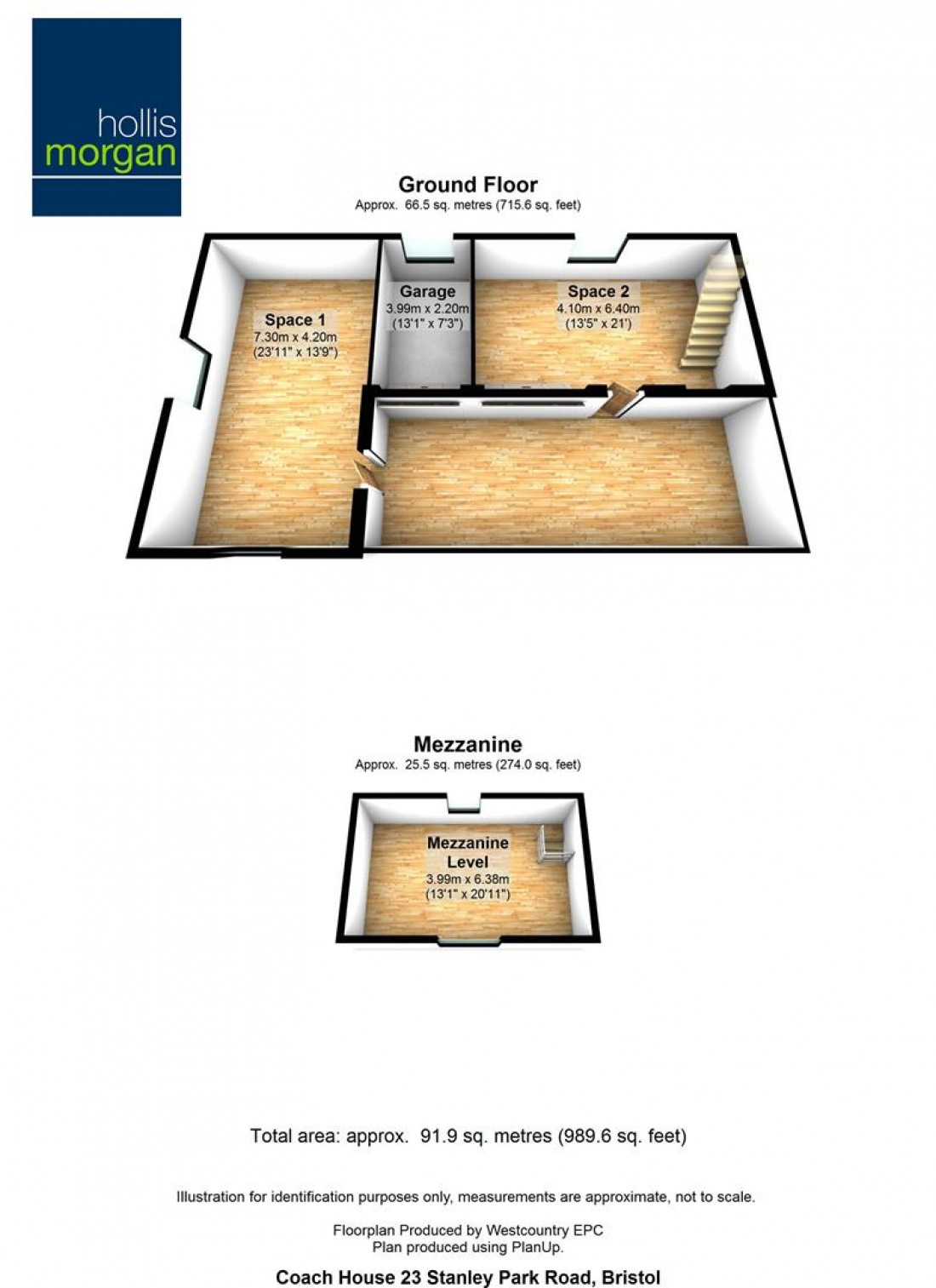 Floorplan for The Coach House @ Stanley Park Road, Staple Hill, Bristol