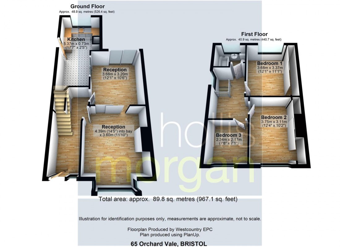 Floorplan for Orchard Vale, Kingswood, Bristol