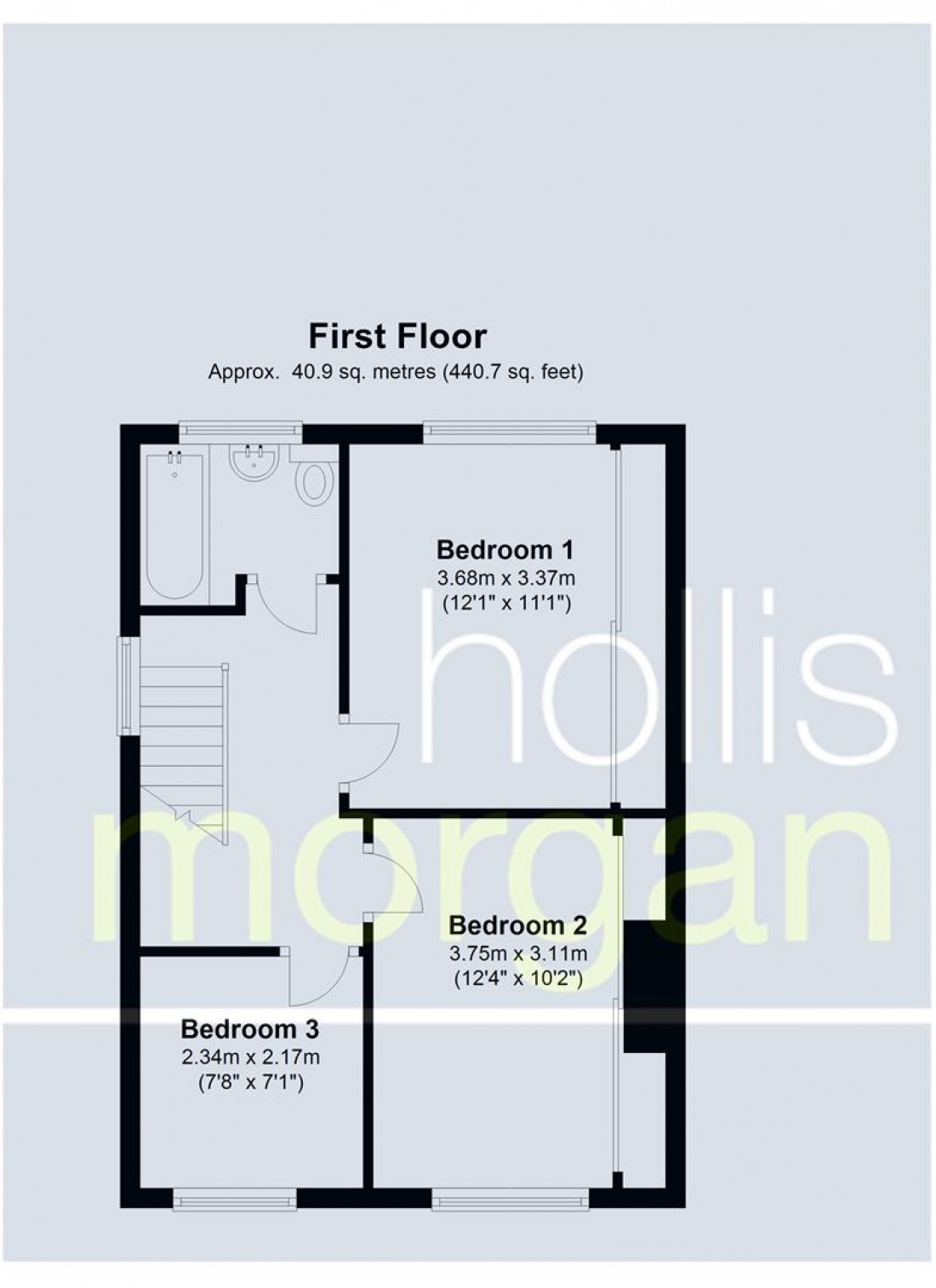 Floorplan for Orchard Vale, Kingswood, Bristol