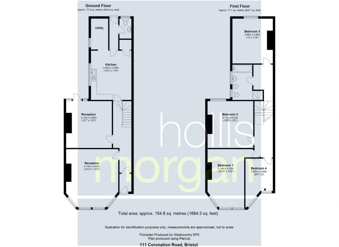 Floorplan for Coronation Road, Southville, Bristol