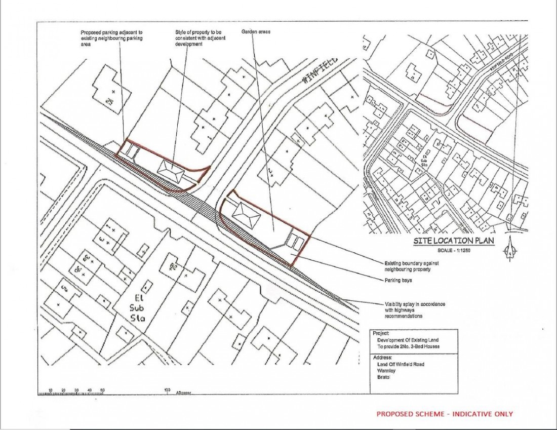 Floorplan for 2 POTENTIAL PLOTS - WARMLEY