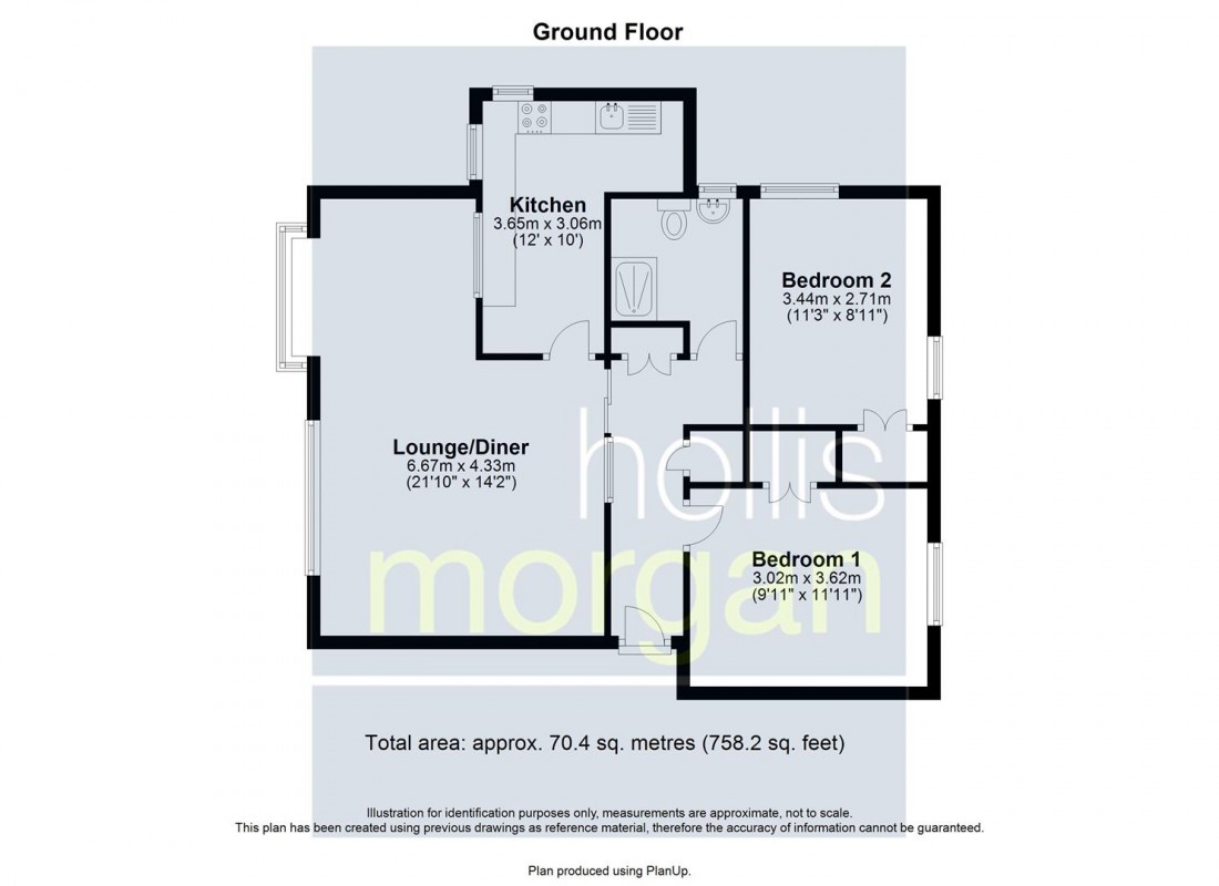 Floorplan for FLAT | GARDEN | UPDATING | WSM