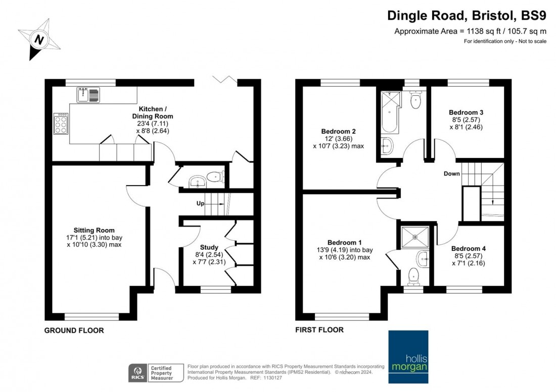 Floorplan for Dingle Road, Coombe Dingle