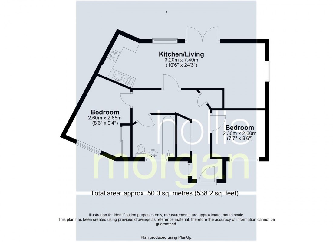 Floorplan for 2 BED BUNGALOW | MIDSOMER NORTON