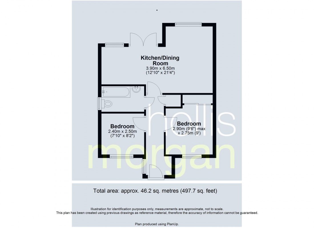 Floorplan for 2 BED BUNGALOW | MIDSOMER NORTON