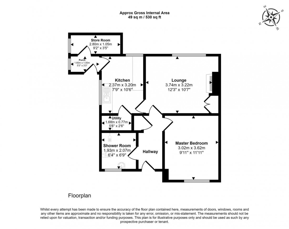 Floorplan for 2 X BUNGALOWS | TEWKESBURY