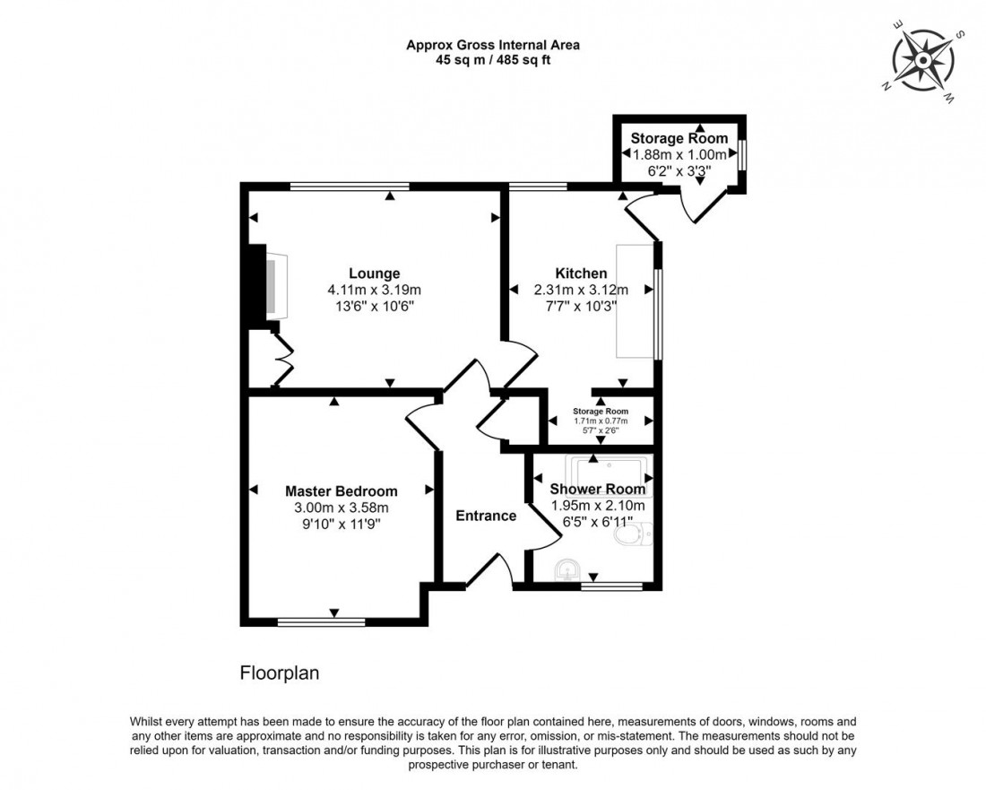 Floorplan for 2 X BUNGALOWS | TEWKESBURY