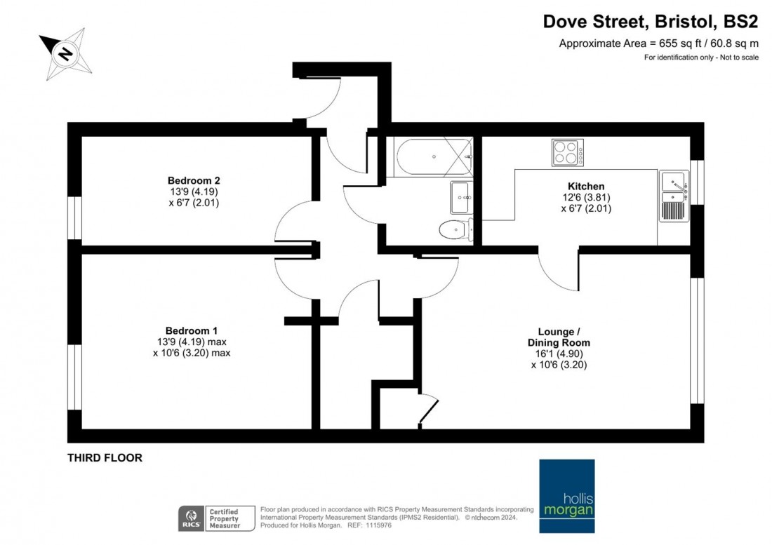 Floorplan for Dove Street South, Kingsdown