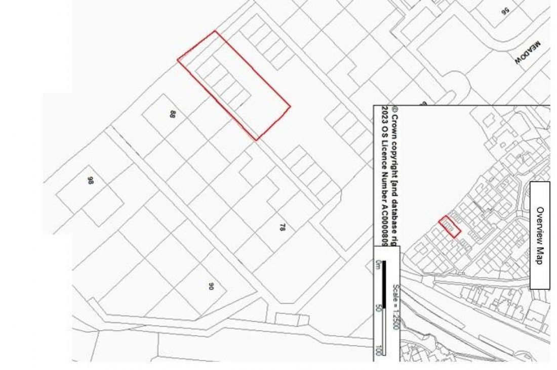 Floorplan for RANK OF 5 GARAGES | OKEHAMPTON