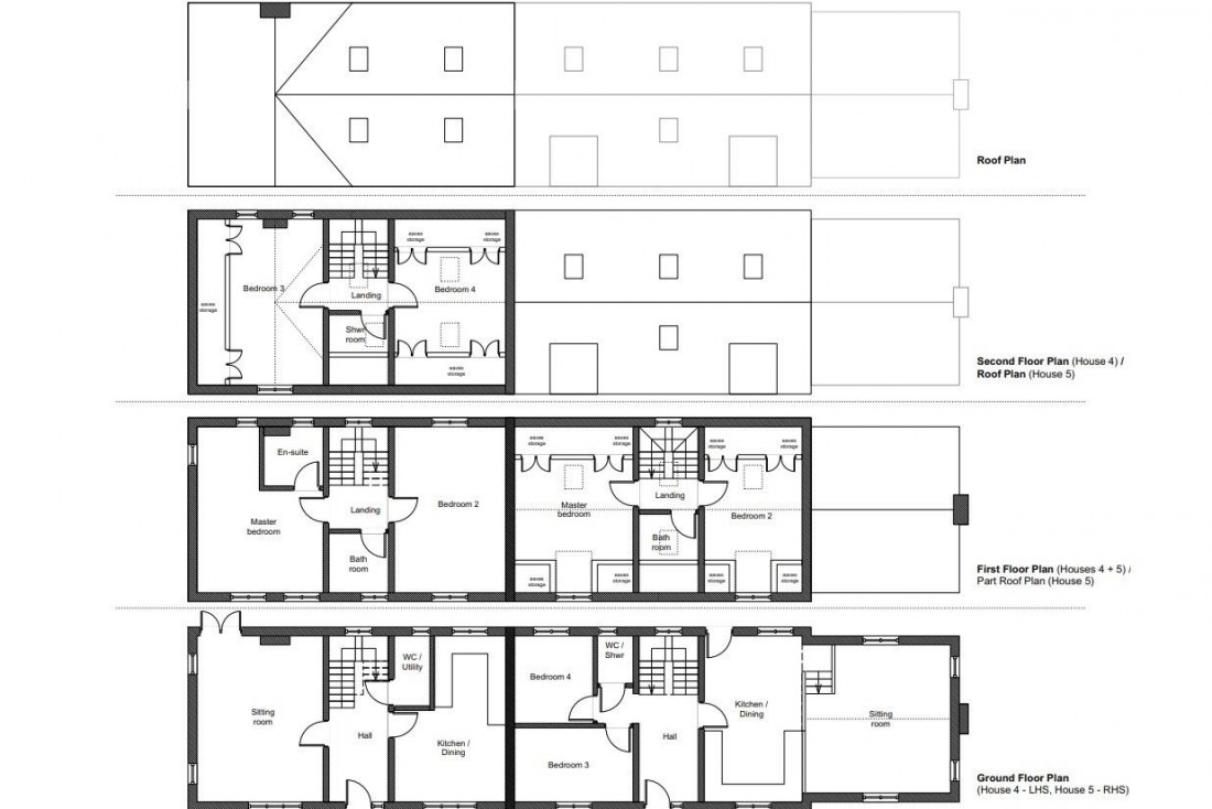 Floorplan for PLANNING | 5 HOUSES | BROCKWEIR