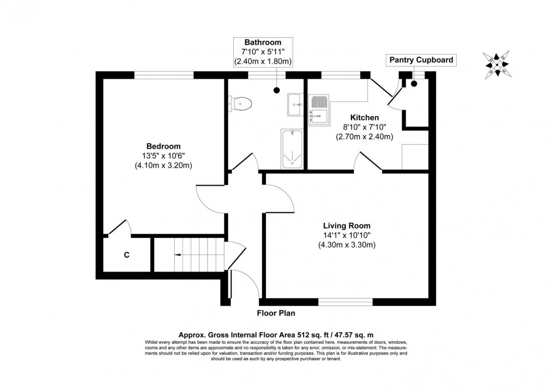 Floorplan for FLAT | UPDATING | MARY TAVY