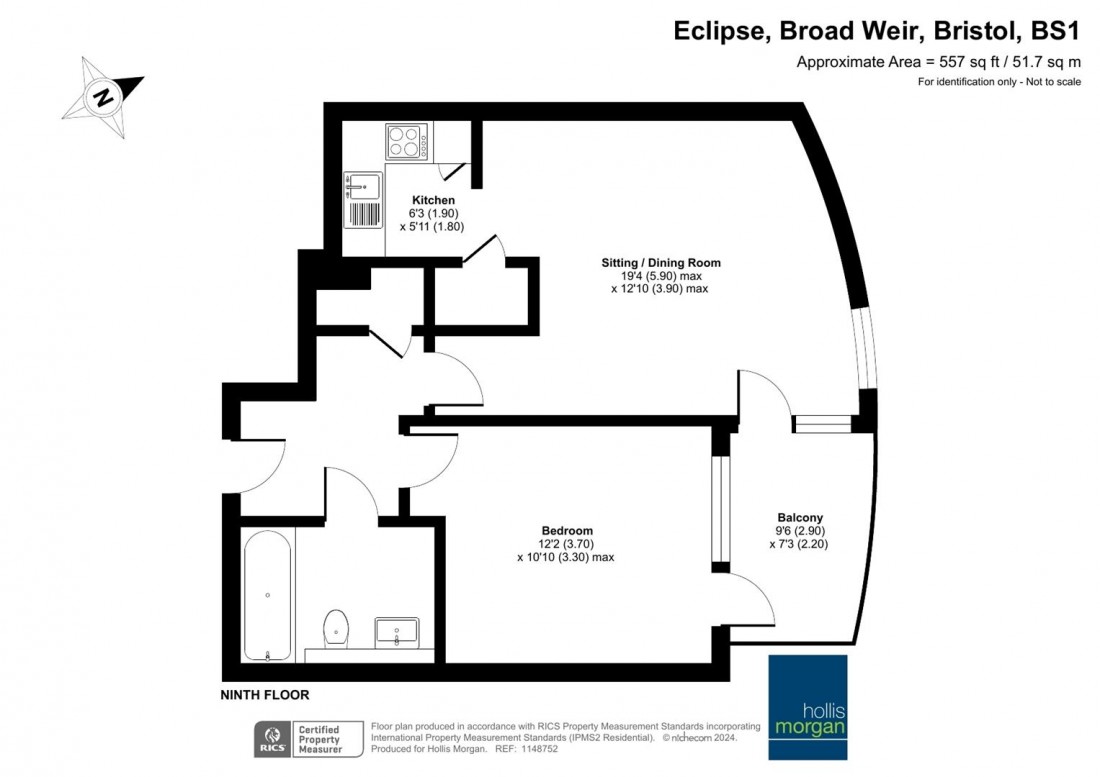 Floorplan for Broad Weir, Bristol