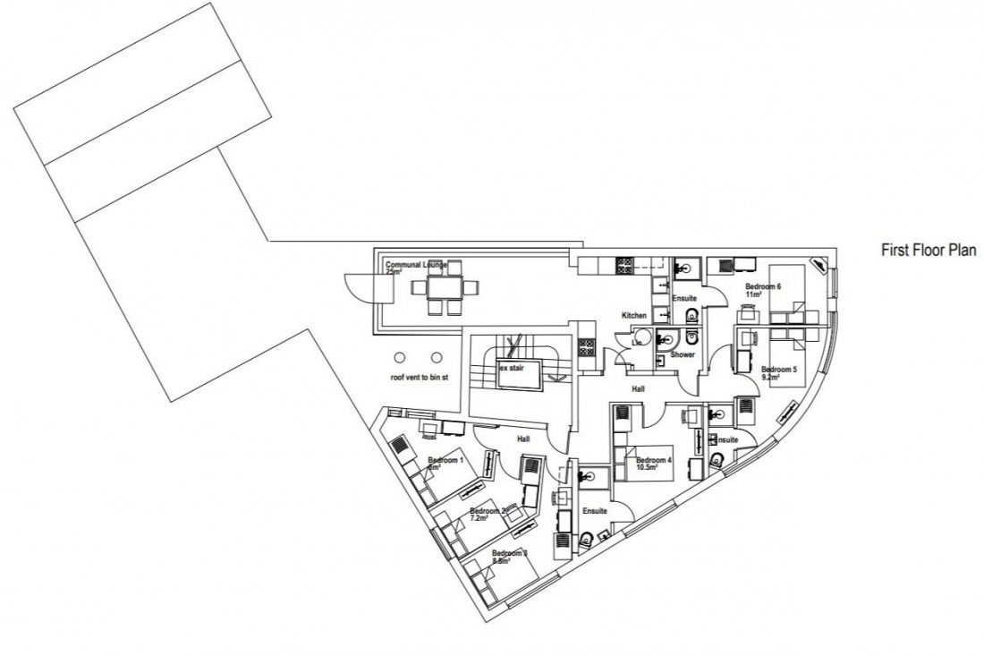 Floorplan for 15 / 18 BED HMO | BS5