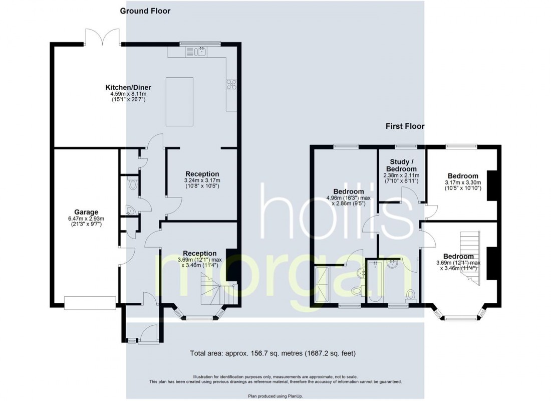 Floorplan for EXTENDED HOUSE | LYMPSHAM