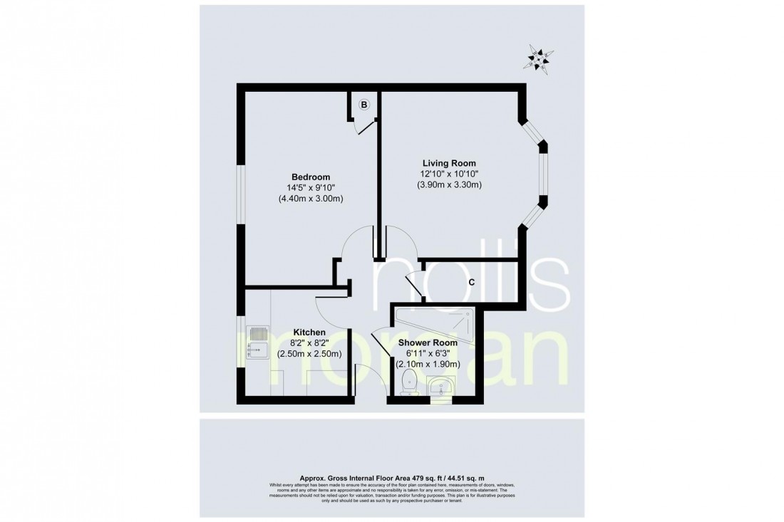 Floorplan for FLAT | UPDATING | TAVISTOCK