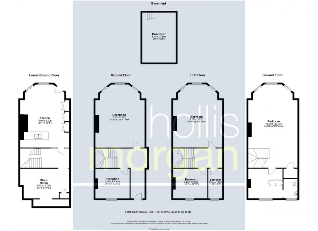 Floorplan for GEORGIAN TOWNHOUSE | KINGSDOWN