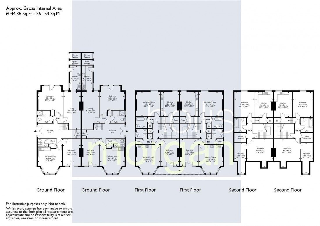 Floorplan for FREEHOLD BLOCK FLATS | REDLAND