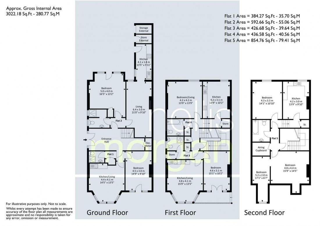 Floorplan for FREEHOLD BLOCK FLATS | REDLAND