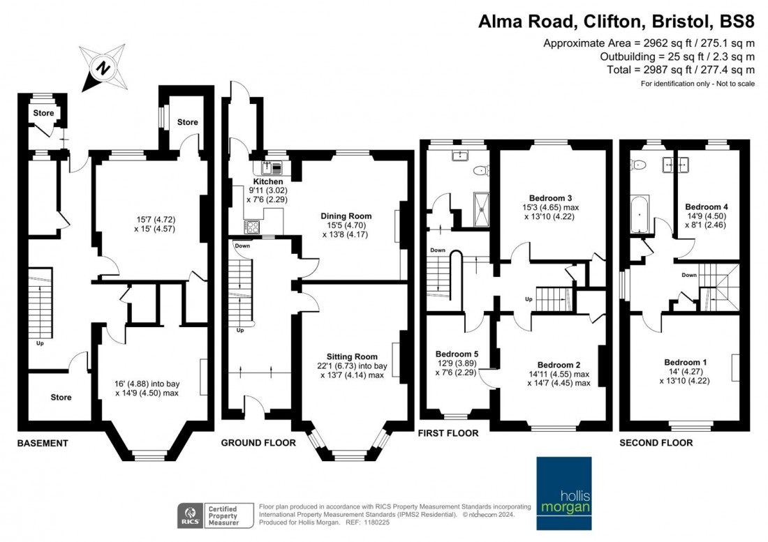 Floorplan for Alma Road, Clifton