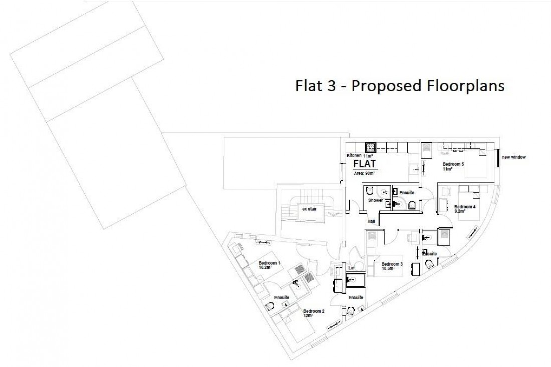 Floorplan for 18 BED HMO | £167k pa | BS5