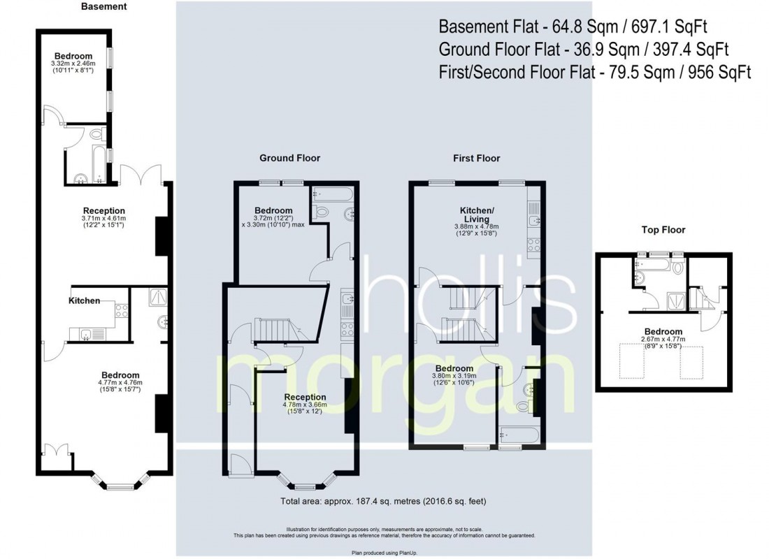 Floorplan for 3 x FLATS | PLOT | SOUTHVILLE