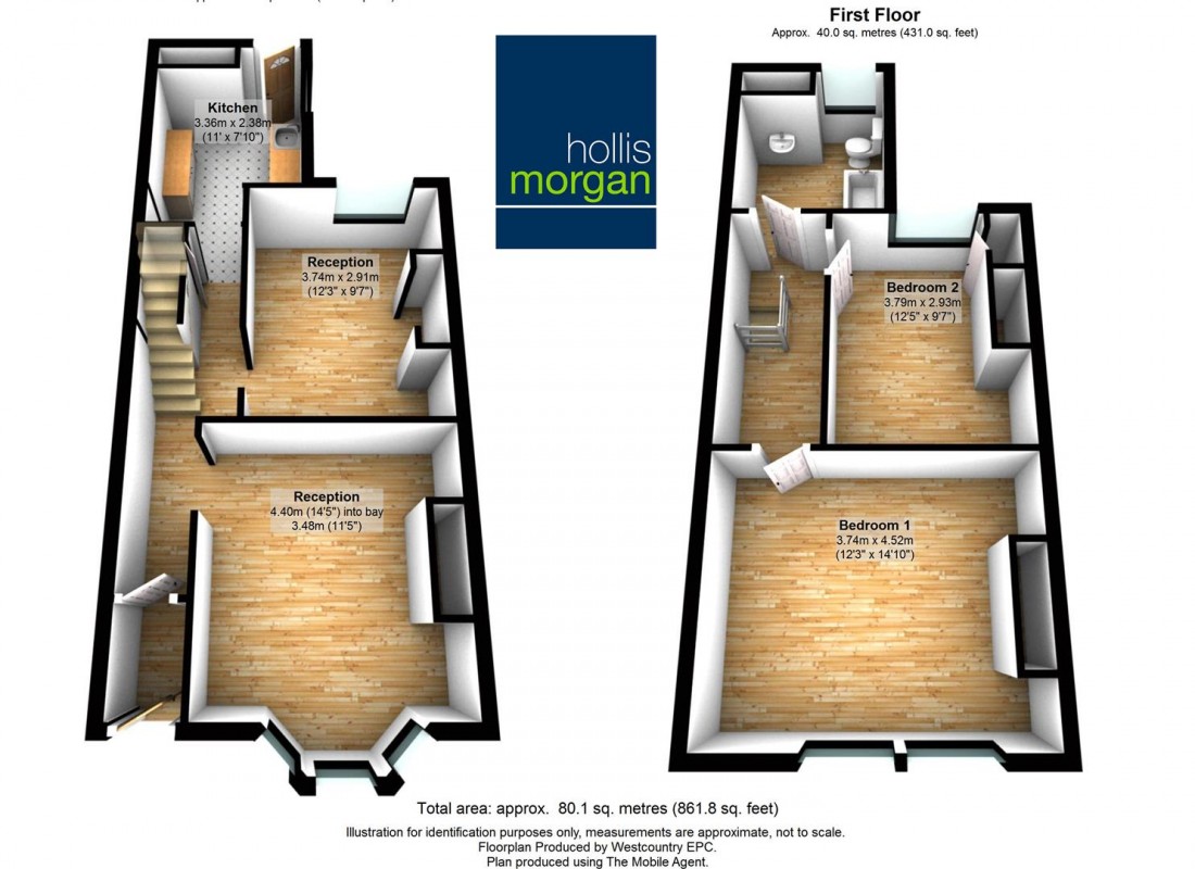 Floorplan for Battersea Road, Easton, Bristol