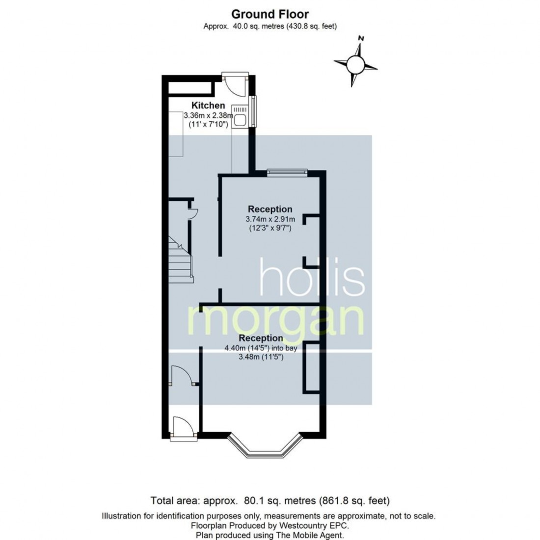 Floorplan for Battersea Road, Easton, Bristol