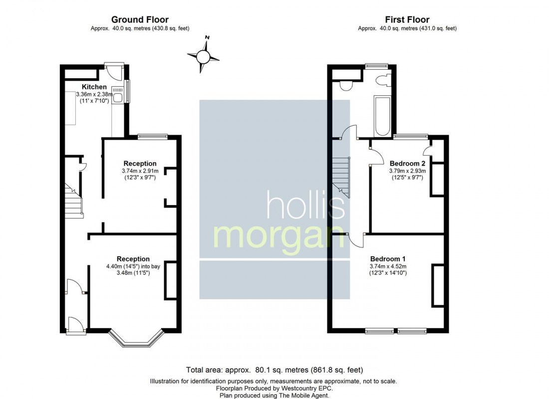 Floorplan for Battersea Road, Easton, Bristol