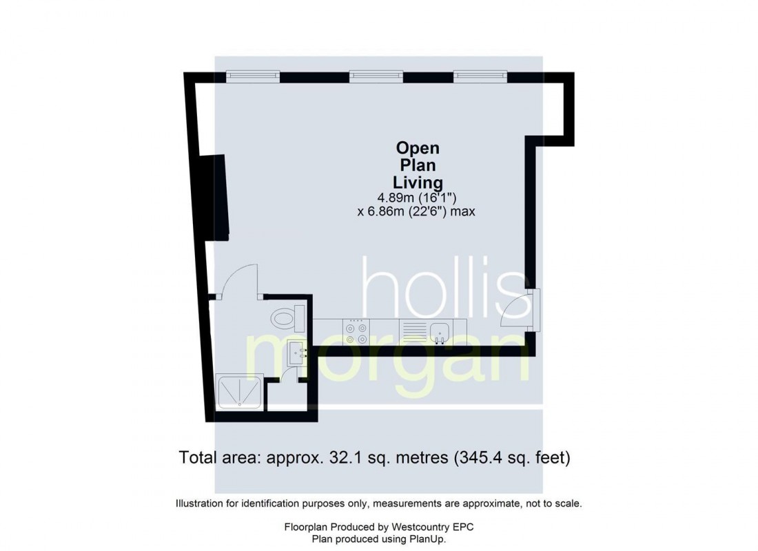 Floorplan for STUDIO FLAT | INVESTMENT | CITY CENTRE