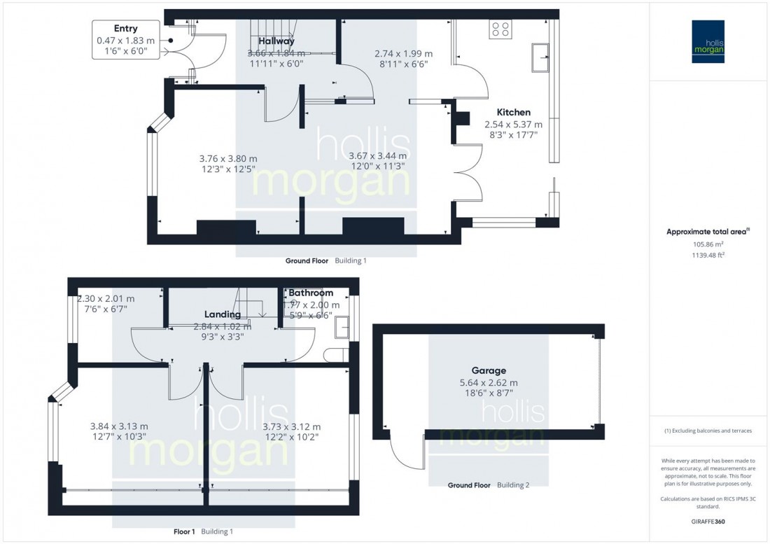 Floorplan for 3 BED HOUSE | BASIC UPDATING | HANHAM