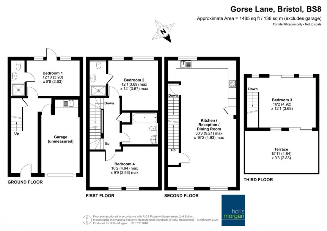 Floorplan for Gorse Lane, Clifton