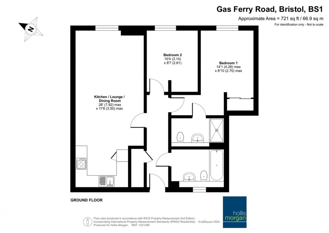 Floorplan for Gas Ferry Road, Harbouside