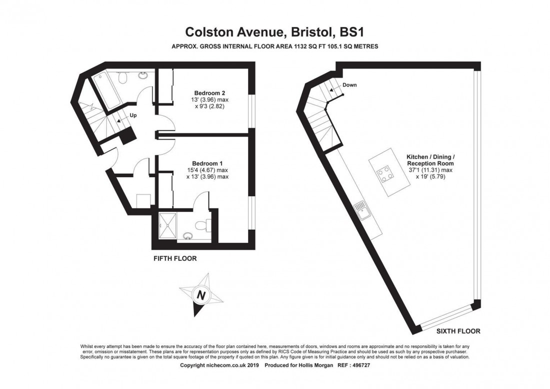 Floorplan for Electricity House, Colston Avenue