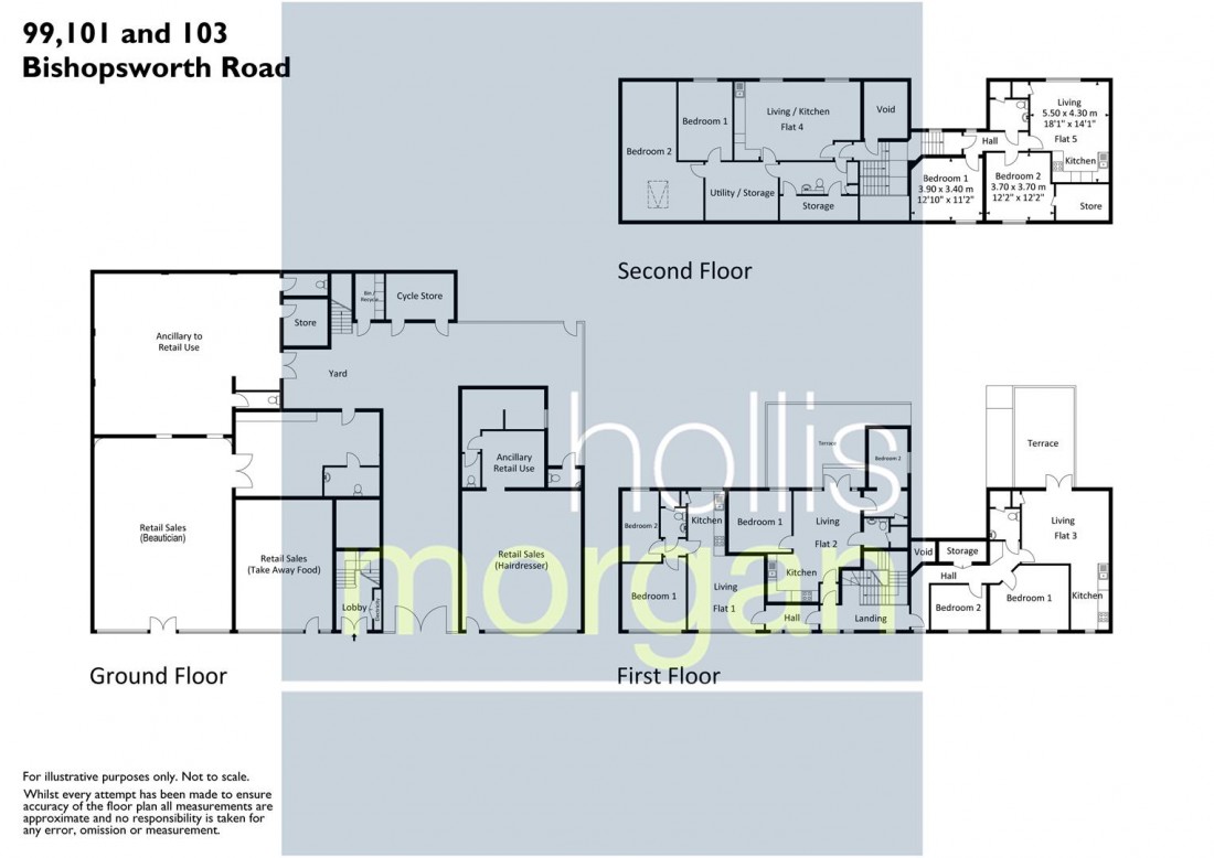 Floorplan for FREEHOLD BLOCK | 5 FLATS | £94K | BS13