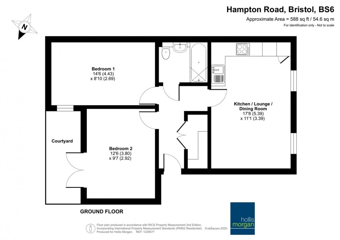 Floorplan for Hampton Road, Redland