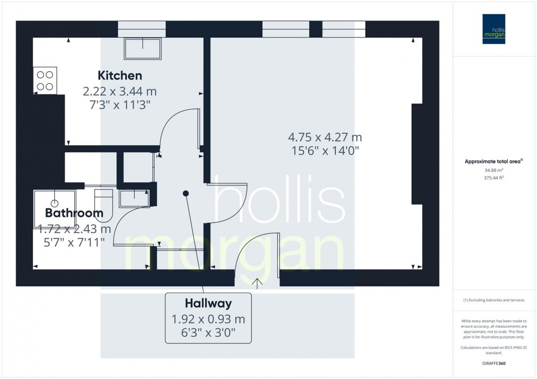 Floorplan for Combe Park, Lower Weston