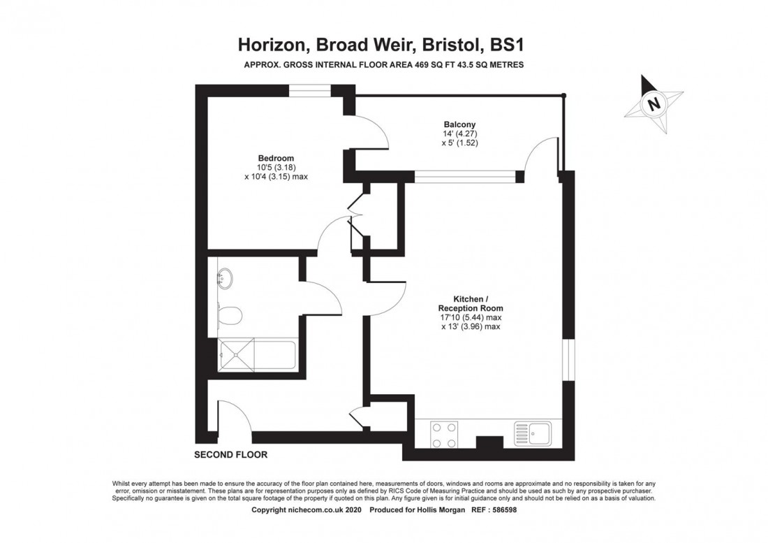 Floorplan for Broad Weir, City Centre