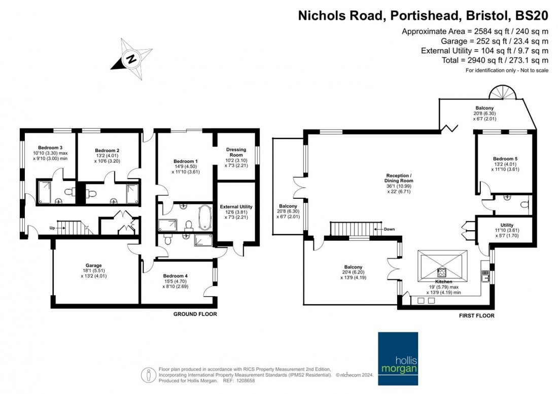 Floorplan for Nichols Road, Portishead