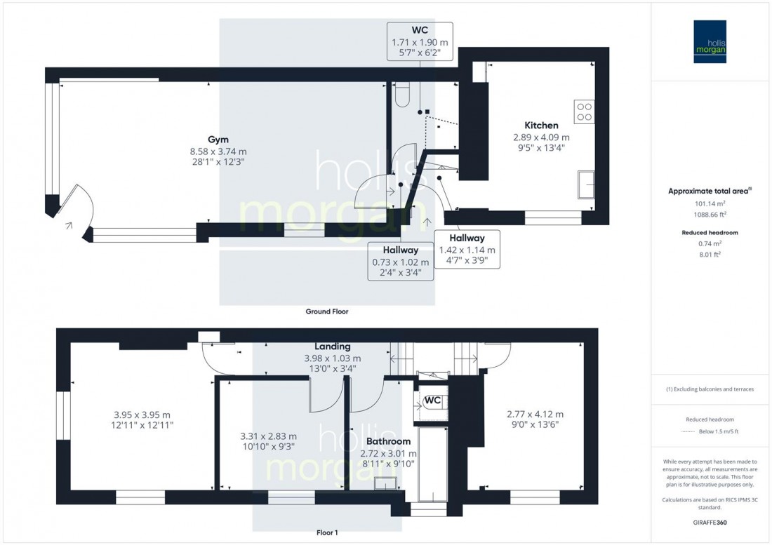 Floorplan for RETAIL UNIT | 2 BED MAISONETTE | LARKHALL