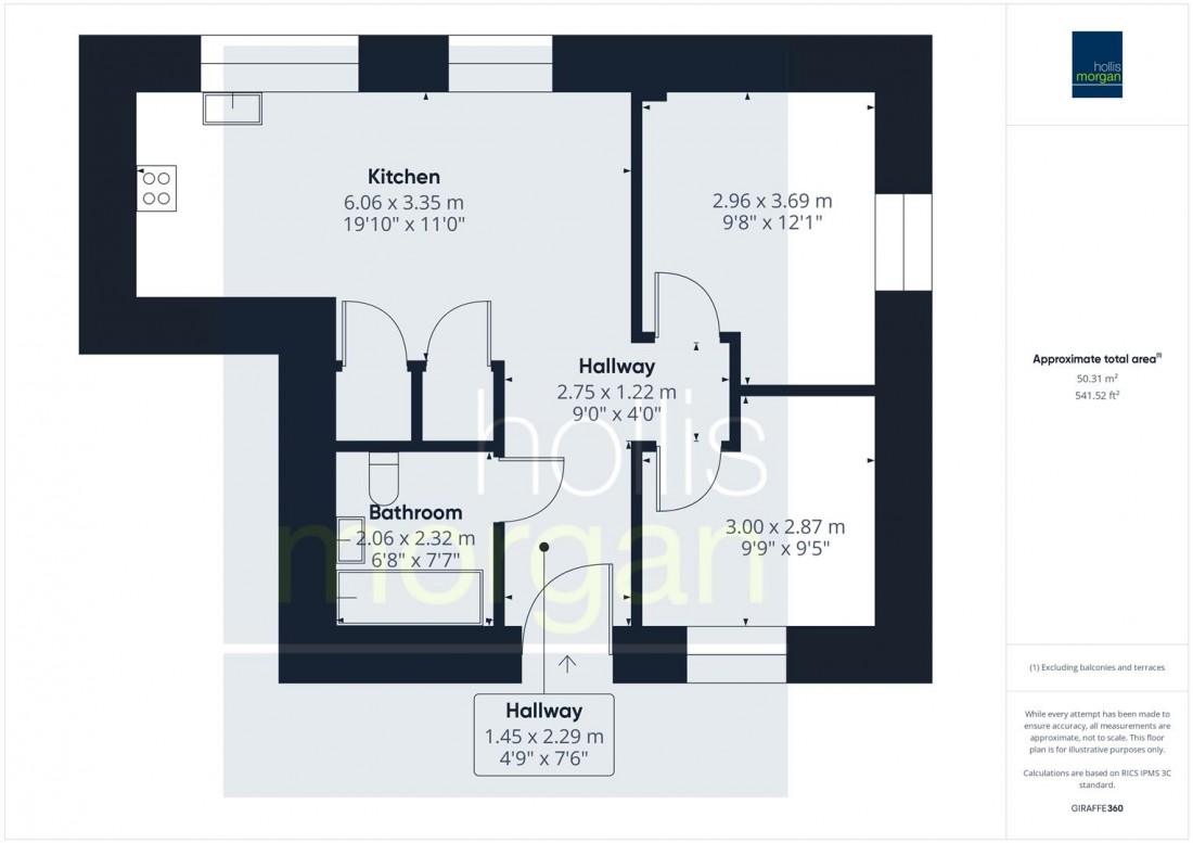 Floorplan for 2 BED FLAT | TWERTON