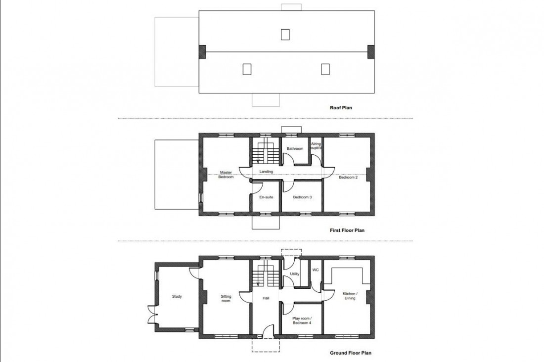 Floorplan for PLANNING | 5 HOUSES | BROCKWEIR