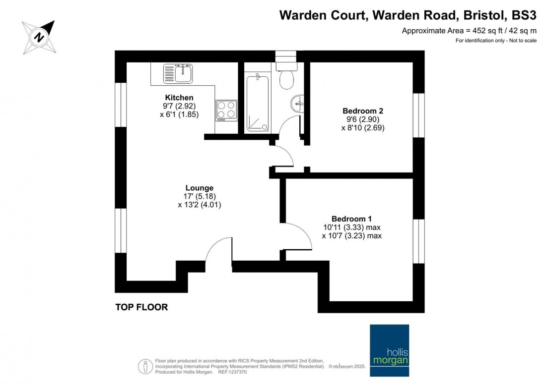 Floorplan for Warden Road, Bedminster