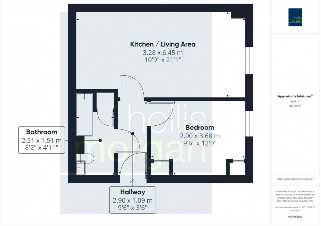 Floorplan for CITY CENTRE FLAT | NORFOLK HEIGHTS