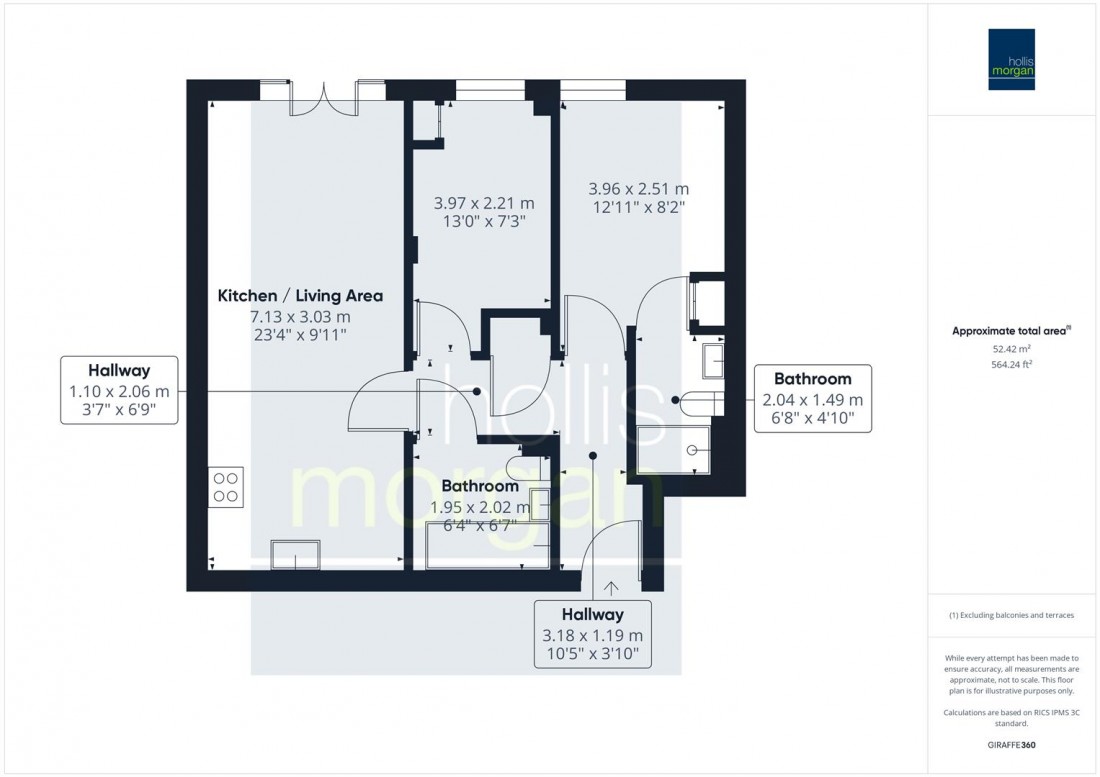 Floorplan for CITY CENTRE FLAT | NORFOLK HEIGHTS