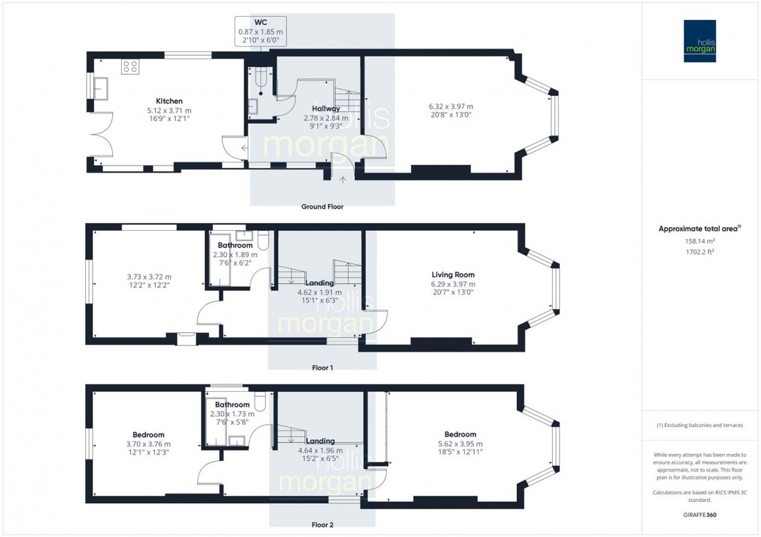 Floorplan for Chantry Road, Bristol