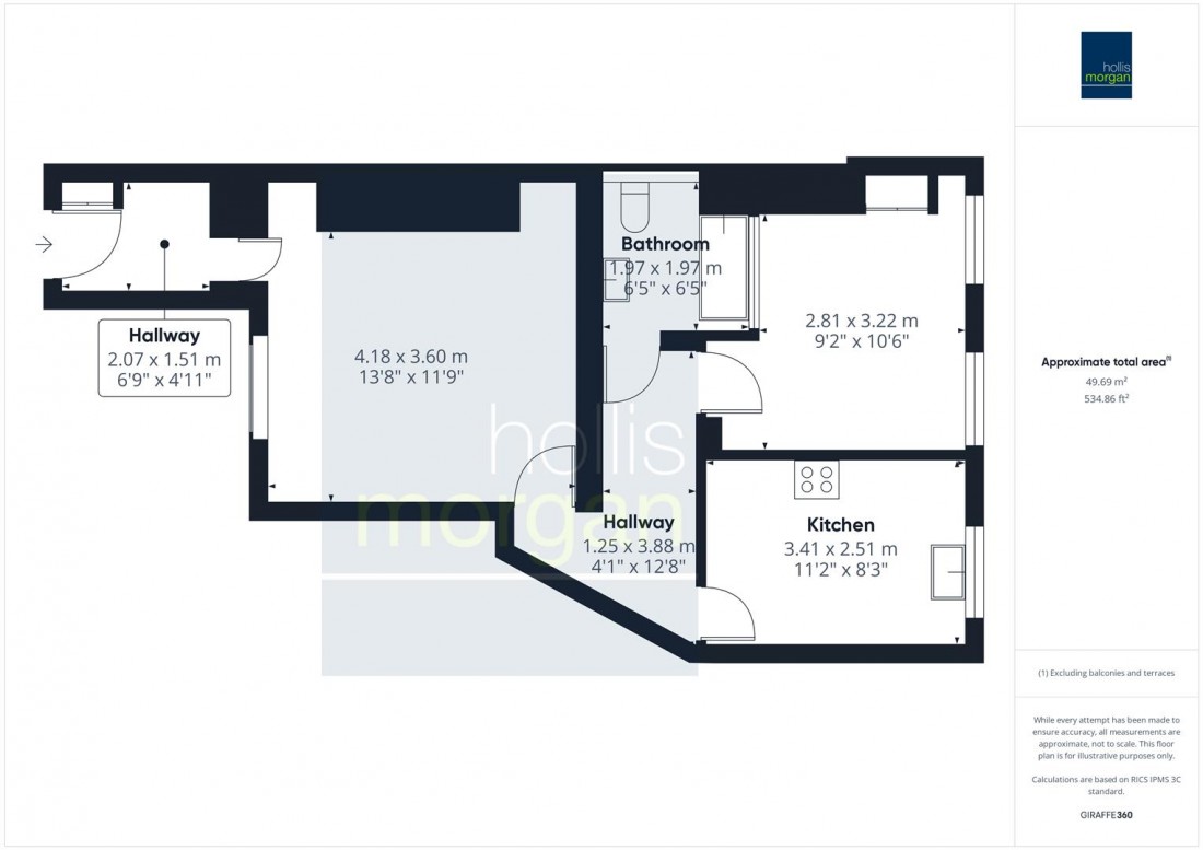 Floorplan for FLAT | REDUCED FOR AUCTION | LANSDOWN PLACE