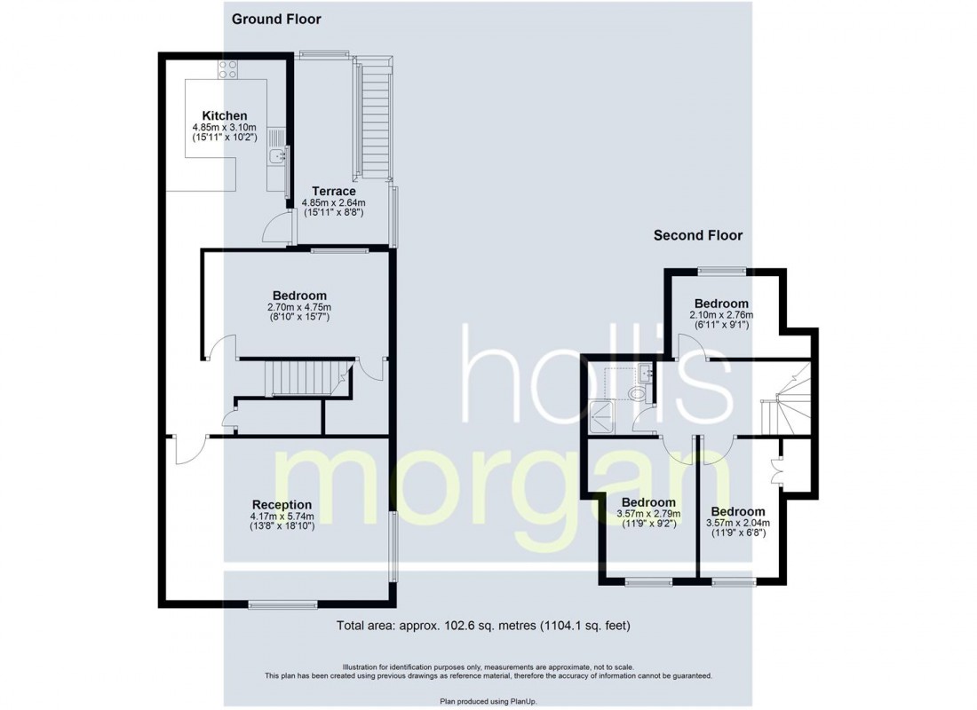 Floorplan for Henleaze Road, Henleaze