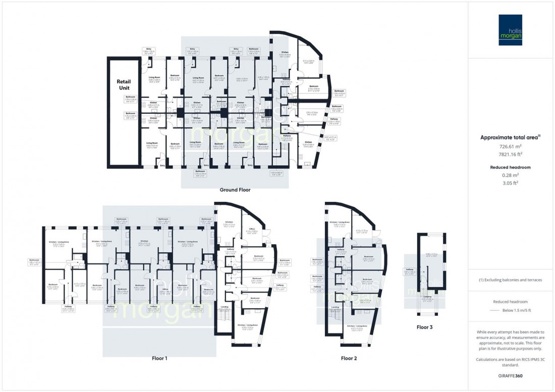 Floorplan for BLOCK OF 16 APARTMENTS | £230K PA